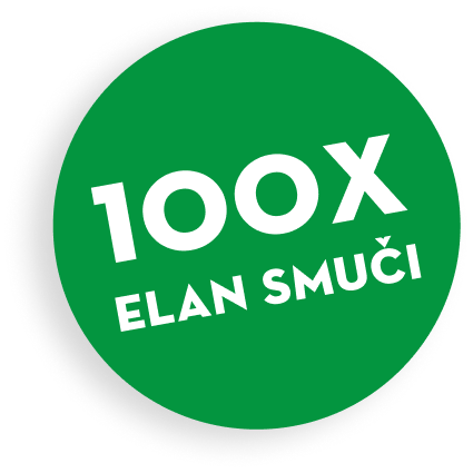 100x ELAN smuči